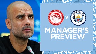 Pep & Torres Press Conference | Olympiacos F.C v City