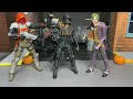 DC Multiverse Scarecrow Joker and Red Hood Arkham game figures from McFarlane toys review