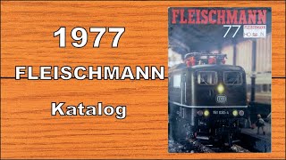 FLEISCHMANN 1977 CATALOG - Katalog - Kataloge (16:9 4K)