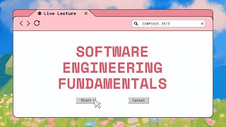 COMP1531 Week 1 Lecture 1