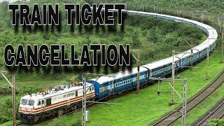 HOW TO CANCEL TRAIN TICKET #india #trainticket cancellation partially and fully