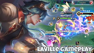 Laville Dragon Lane Pro Gameplay | High Rank Intense Match | Arena of Valor Liên Quân mobile CoT