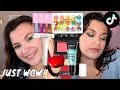 FULL FACE TESTING VIRAL TIKTOK MAKEUP PRODUCTS | tirtir + wetnwild beauty + elf + fenty