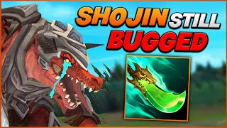 Shojin is STILL Bugged... | Is Shojin Really Worth It?