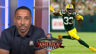 Aaron Jones praises Aaron Rodgers, Matt LaFleur's leadership (FULL INTERVIEW) | FNIA | NBC Sports