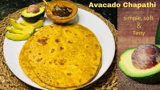 Avacado Chapathi | How to make Avacado chapati in Telugu | Healthy recipe