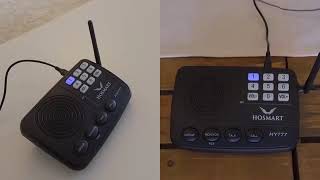 Hosmart 1/2 Mile LONG RANGE 7-Channel Security Wireless Intercom System for Home or Office ( Reviews