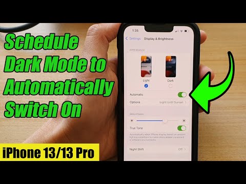 iPhone 13/13 Pro: как запланировать автоматическое включение темного режима в определенное время