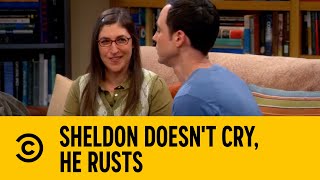 Sheldon Doesn't Cry, He Rusts | The Big Bang Theory | Comedy Central Africa