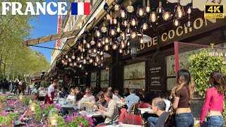 10 April 2025 PARIS France 🇫🇷 walk tour | paris ☀️Niceweather | 4K HDR CityStreet walk | Lovely warm