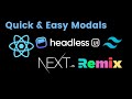 The easiest way to implement a modal in React