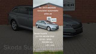 Skoda Superb 2,0 TDI 140 KW DSG LED 3 x Klima  8 x Alu