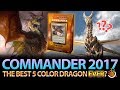 The Best 5 Color Dragon EVER? CMDR 2017 Dragon Deck Review | The Command Zone 174 | Magic Podcast