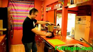 Raw Soup - Full Vegans first Blendtec recipe video