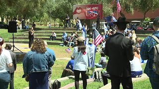 Jewish community rallies at UNLV campus