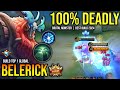 BELERICK BEST BUILD 2024 | BUILD TOP 1 GLOBAL BELERICK GAMEPLAY | MOBILE LEGENDS✓