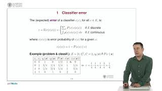 Introduction to error estimation in pattern recognition | | UPV