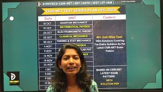 WOOO💥 CSIR-NET DEC - 23 TEST SERIES LAUNCHED AT D PHYSICS🥳🥳