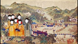 从清代宫廷画师郎世宁所绘的《塞宴四事图》，一窥五十岁乾隆帝，部分嫔妃的容貌