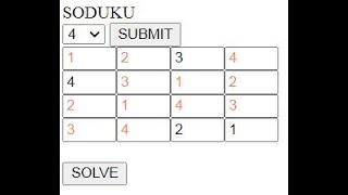 SUDOKU SOLVER USING JAVASCRIPT | GUI | PART-1