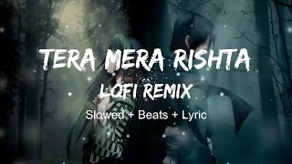 Tera Mera Rishta - Lofi Remix | Slowed + Beats + Lyric | Use Earphones | @Lo-fi 2307