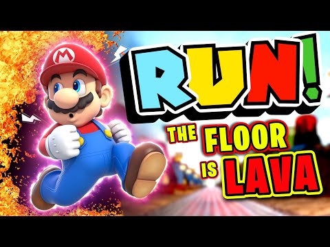 Super Mario Run The Floor es Lava Brain Break Chase Just Dance Matthew Wood