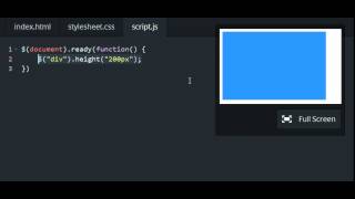 Codecademy: jQuery - Changing Your Style