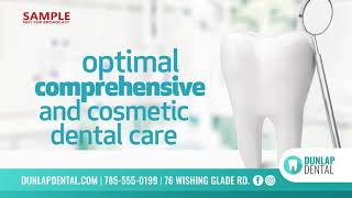 Dentist Comprehensive Care Digital Signage Biz Card