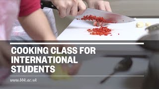 International Students Cookery Class