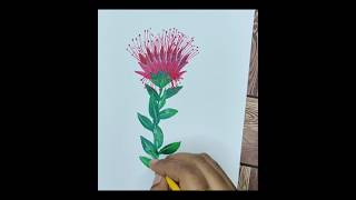 one stroke panting|😯 acrylic Daisy flower painting 🌹