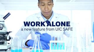 Work Alone from UIC SAFE App (New feature, March 2020)