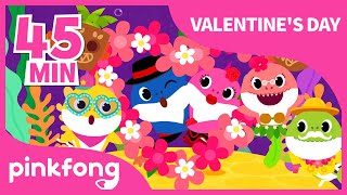 Happy Valentine's Day! | Kumpulan Lagu Anak | Bayi Hiu, Dinosaurus | Pinkfong dan Baby Shark