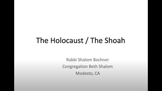 Holocaust  / The HaShoah