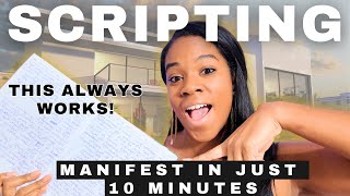 10-Minute SCRIPTING Technique to MANIFEST ANYTHING (step by step)