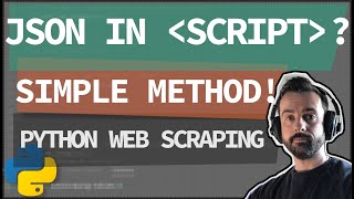 Python Web Scraping: JSON in SCRIPT tags