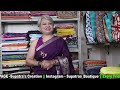 supatra’s creation elegant tant and masru saree collection epi 55