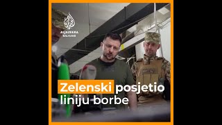 Zelenski posjetio liniju borbe