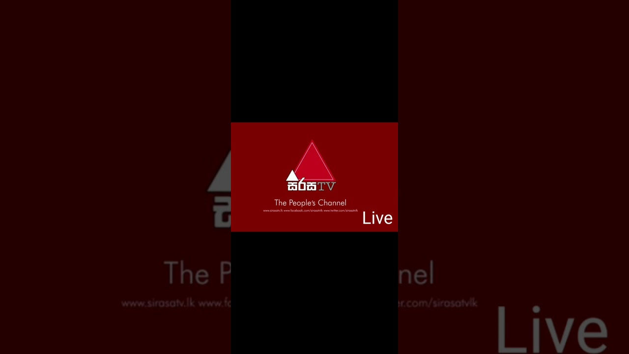 Sirasa Tv Live Stream Youtube