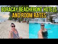 BORACAY BEACH FRONT HOTELS and ROOM RATES | PRICE RANGE