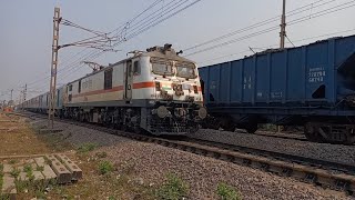 Perfect Crossing 🔁 20824 Ajmer Puri SF Express \u0026 12410 Raigarh Gondwana SF Express skipping BQR