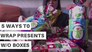 How To Wrap A Present Without A Box (5 Ways)