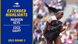 Madison Keys vs. Coco Gauff Extended Highlights | 2022 US Open Round 3