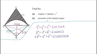 2023 Additional mathematics internal G12 ECZ exam Q5 P1 Circular measures