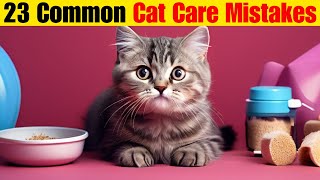 The Ultimate Guide to Cat Care: 23 Mistakes You Might Be Making
