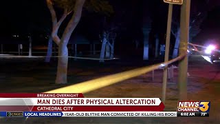 Cathedral City investigators seek clues in homicide