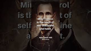 THINK AND GROW RICH QUOTE  - MIND CONTROL  #napoleonhill #inspirational #shorts