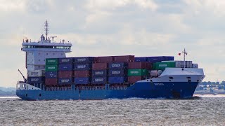 NORDICA - Feeder container ship heading for tilbury 18/8/20