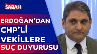 Başkan Erdoğan'dan CHP'li Engin Özkoç ve Aykut Erdoğdu hakkında suç duyurusu