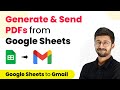 How to Generate & Send PDFs from Google Sheets