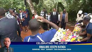 CELEBRATING THE LIFE OF MWALIMU JOSEPH NJENGA.